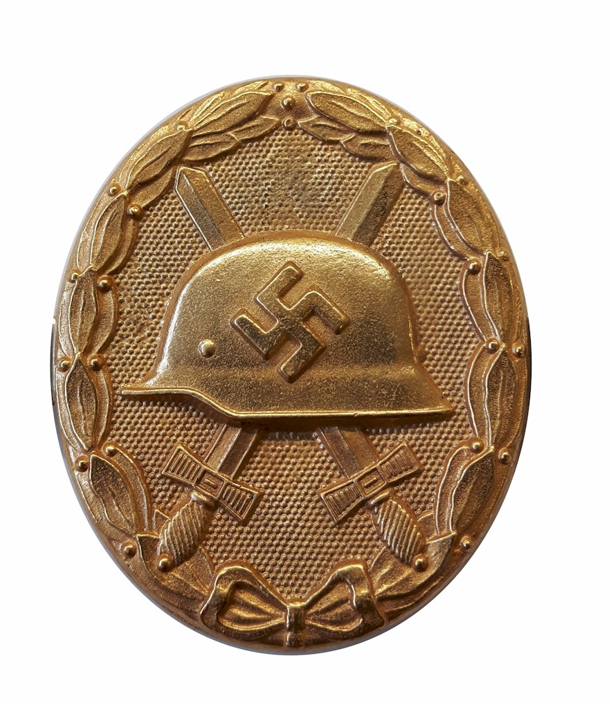 GERMAN 1939 WOUND BADGE Gold