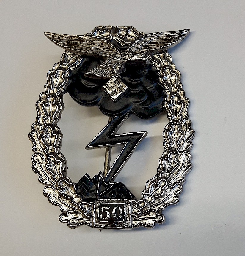 GERMAN GROUND COMBAT BADGE OF THE AIR FORCE 50 ACTIONS