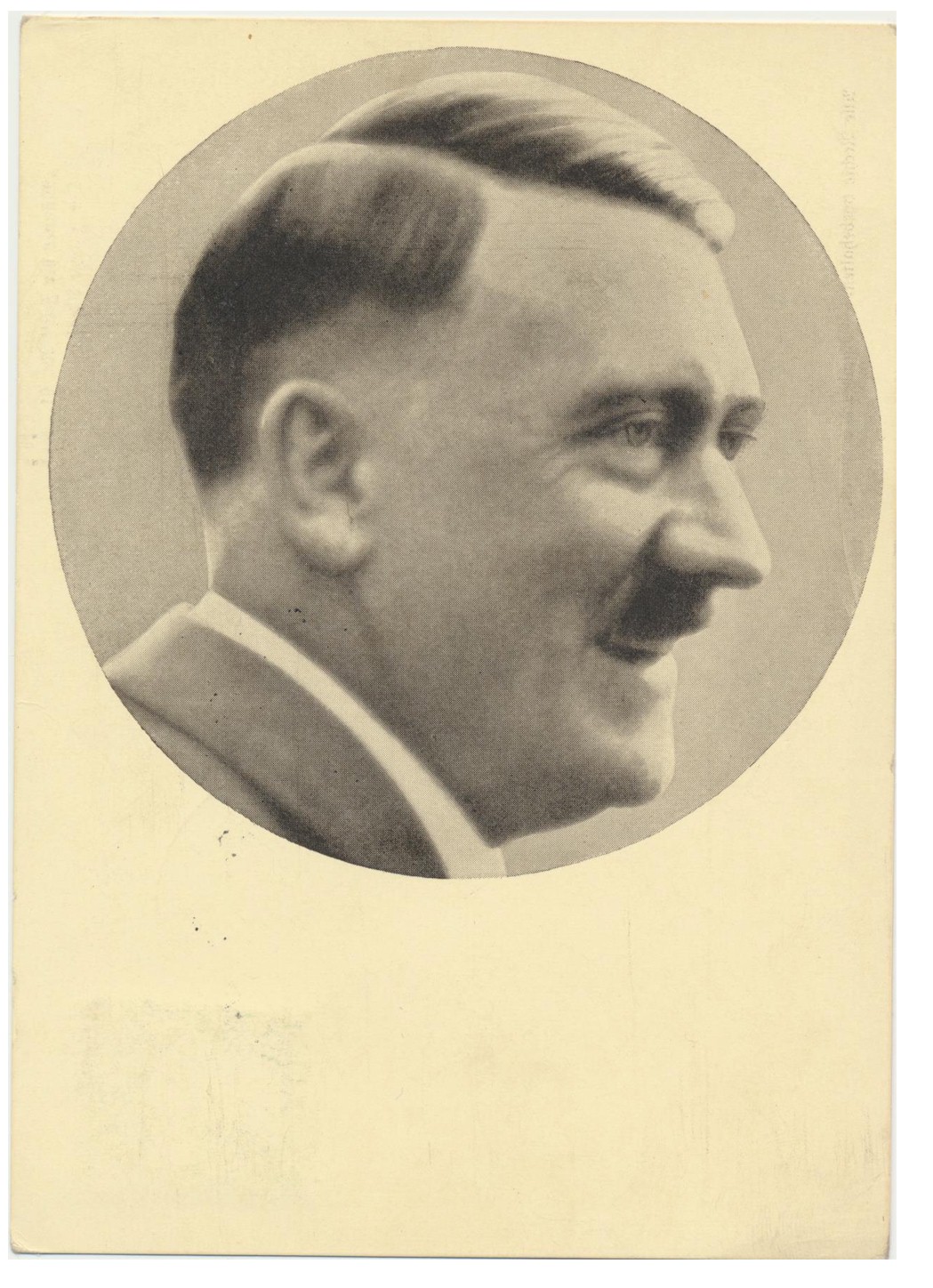 GERMAN POSTCARD FUHRER UND REICHSKANZLER ADOLF HITLER