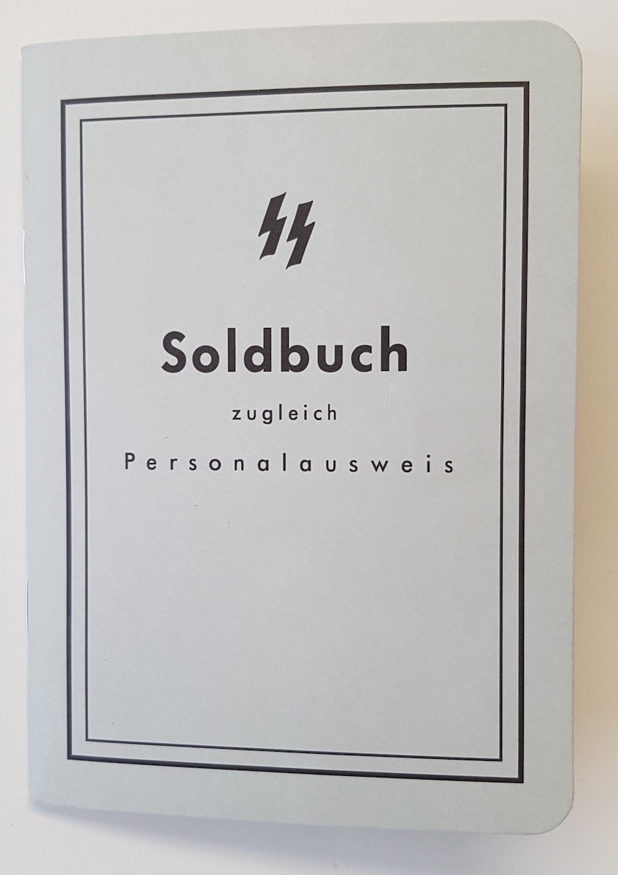 GERMAN SS SOLDBUCH - BLANK