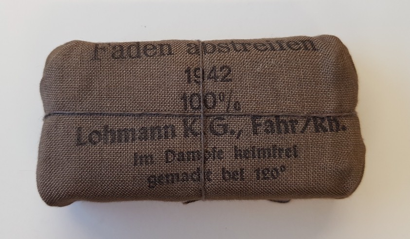 GERMAN WW11 WOUND BANDAGES TYPE 1