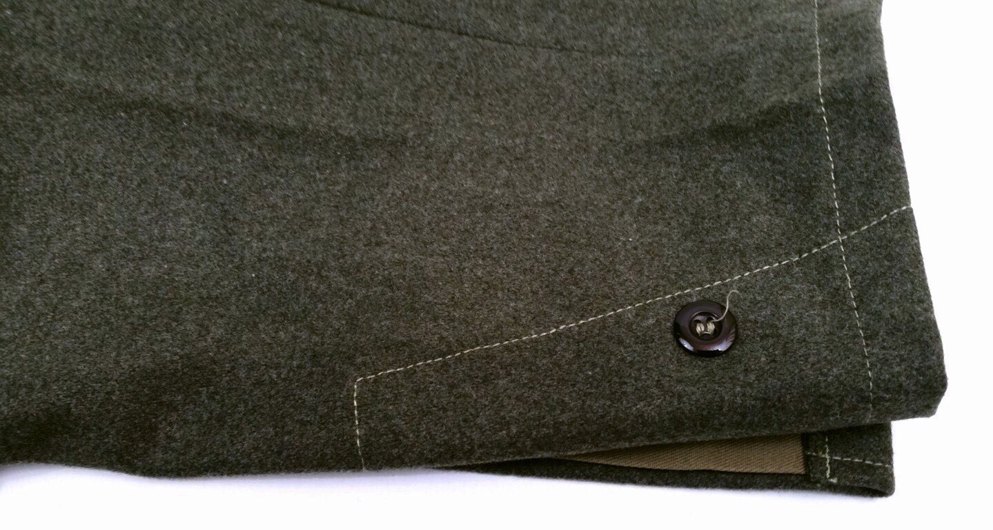 GERMAN M40 WOOL SERVICE TUNIC AND M37 FIELD GREEN WOOL PANTS