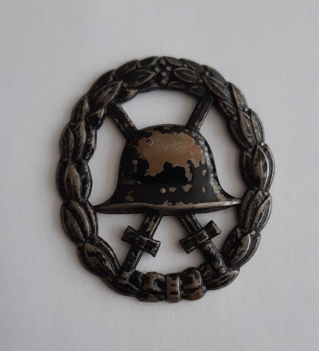 GERMAN WWI IMPERIAL BLACK WOUND BADGE CUT-OUT