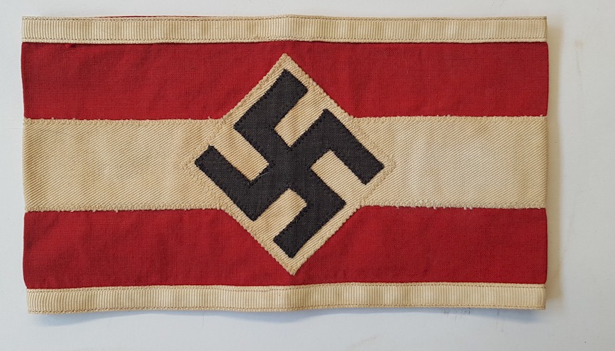 GERMAN WWII HITLER YOUTH LEADER ARMBAND 