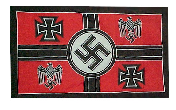 GERMANY NAZI COMMANDER HEADQUARTERS FLAG