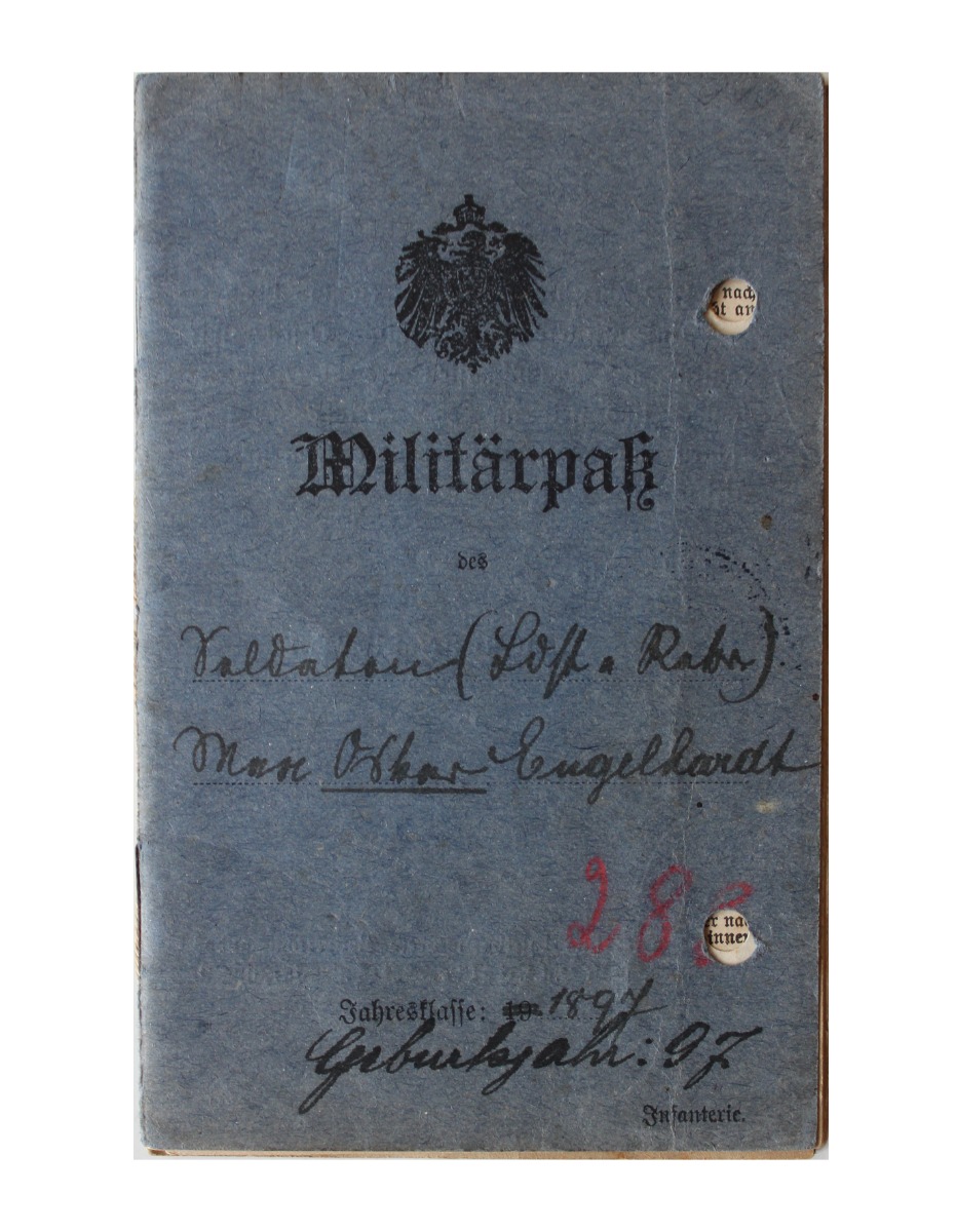 GERMAN INFANTRY SOLDIERS DRIVING RECORD BOOKLET