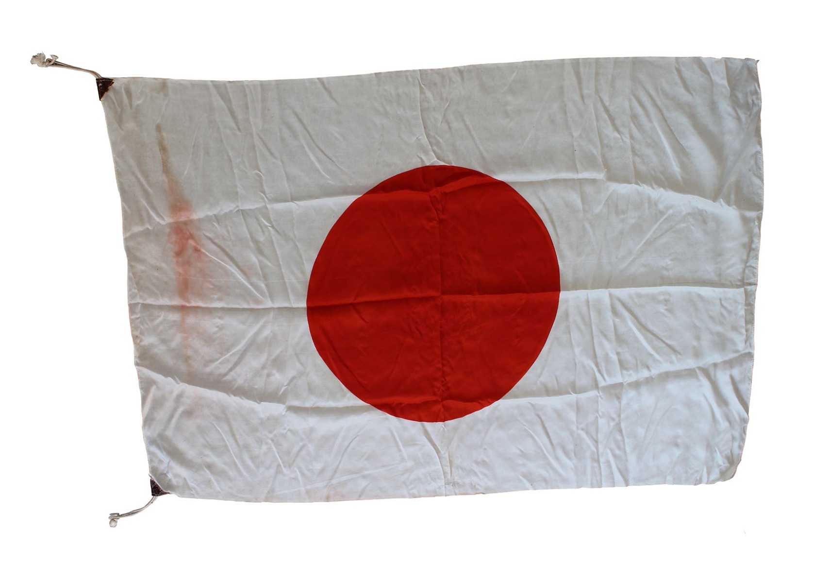 JAPANESE WW2 GOOD LUCK SILK FLAG 