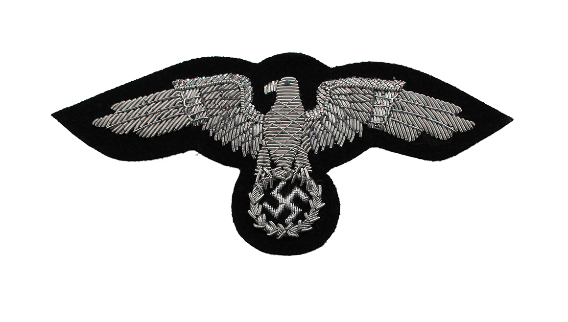 GERMAN WWII DIPLOMATIC CORPS SILVER VISOR CAP EAGLE 