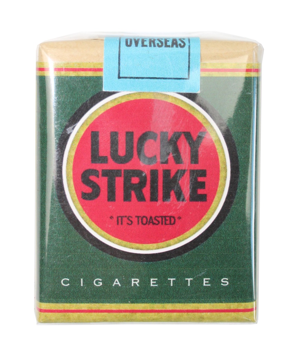 AMERICAN CIGARETTE PACKAGES REPRODUCTION - LUCKY STRIKE OR CAMEL 