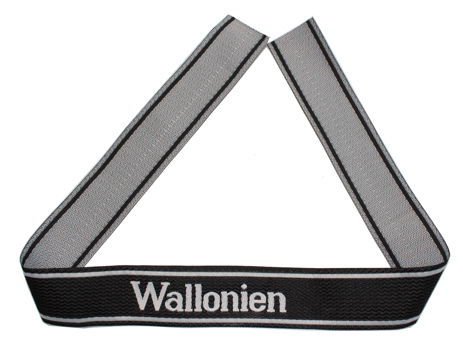 28th SS VOLUNTEER GRENADIER DIVISION WALLONIEN BEVO CUFF TITLE 