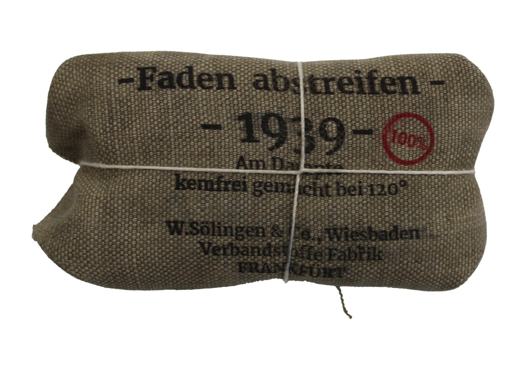 GERMAN WWII BANDAGE BY SOLIGEN & CO., IN WIESBADEN 