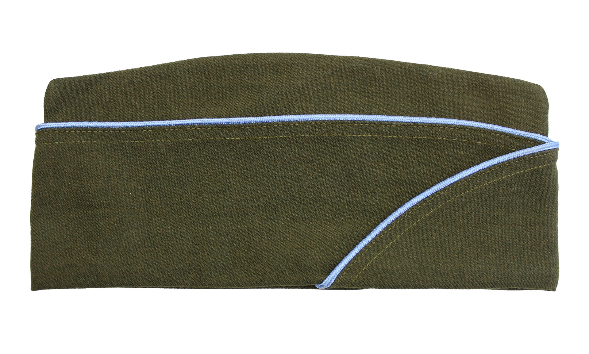 AMERICAN PX GARRISON CAP WITH BLUE PIPING FOR INFANTRY OR PARATROOPERS AIRBORNE