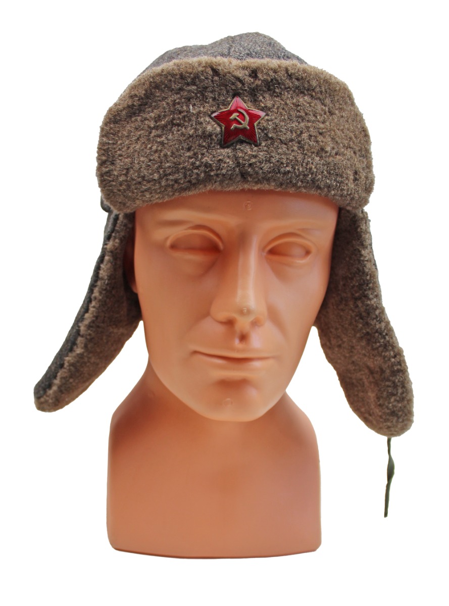 USSR Russian Soviet WWII Unshanka winter hat. 