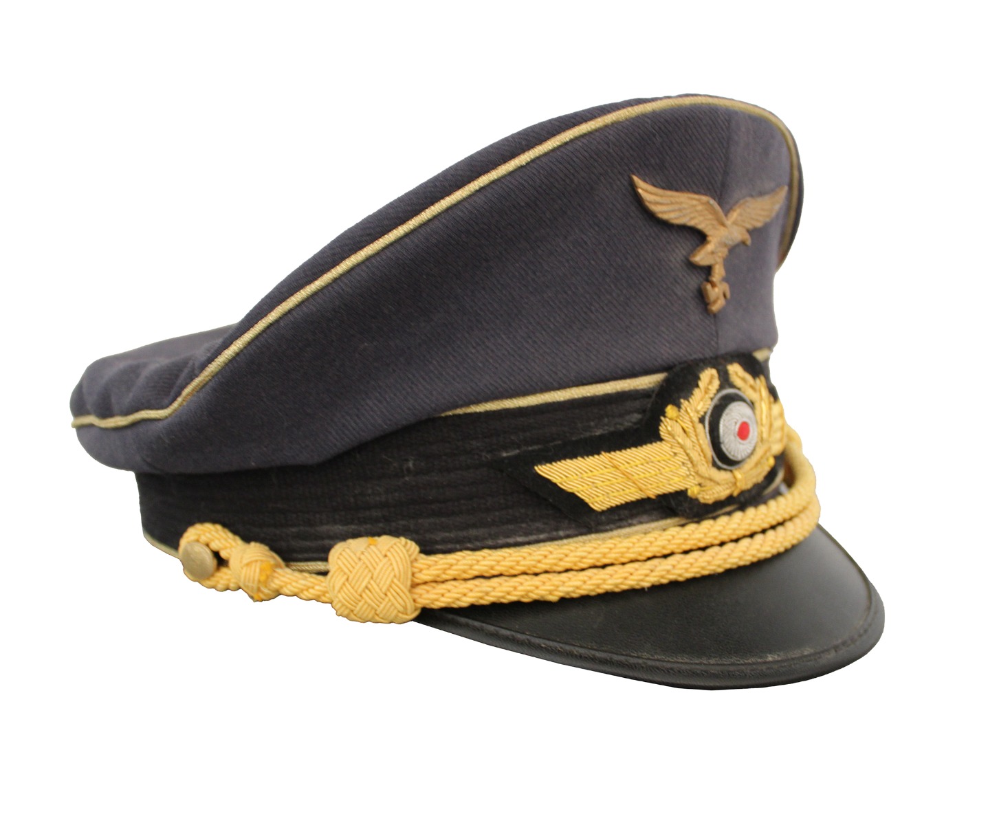 GERMAN WW2 LUFTWAFFE GENERAL VISOR CAP MADE BY JANKE
