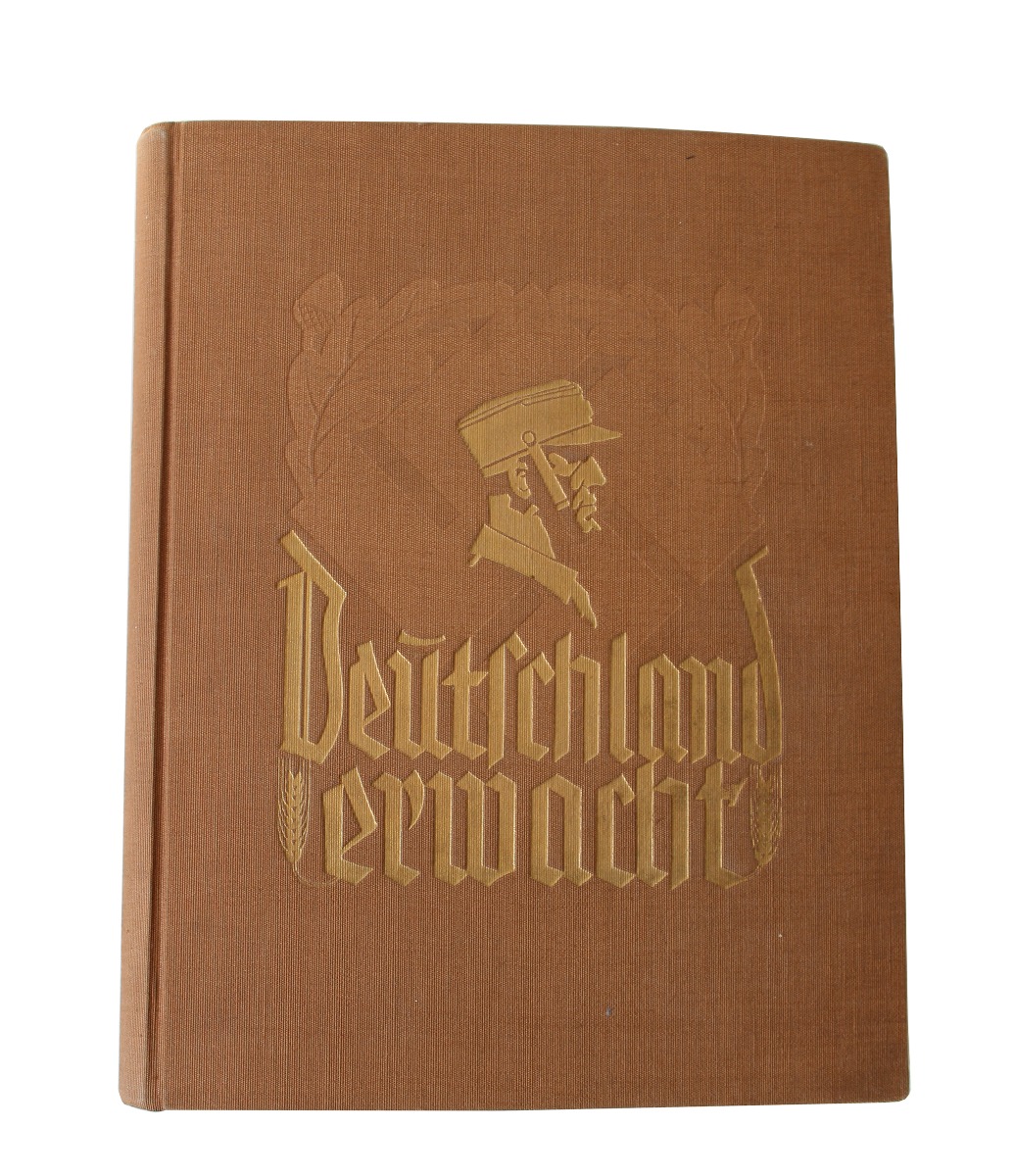  "DEUTSCHLAND ERWACHT" ERNST ROHM VERSION CIGARETTE CARD ALBUM 1933 WERDEN, KAMPF UND SIEG DER  NSDAP