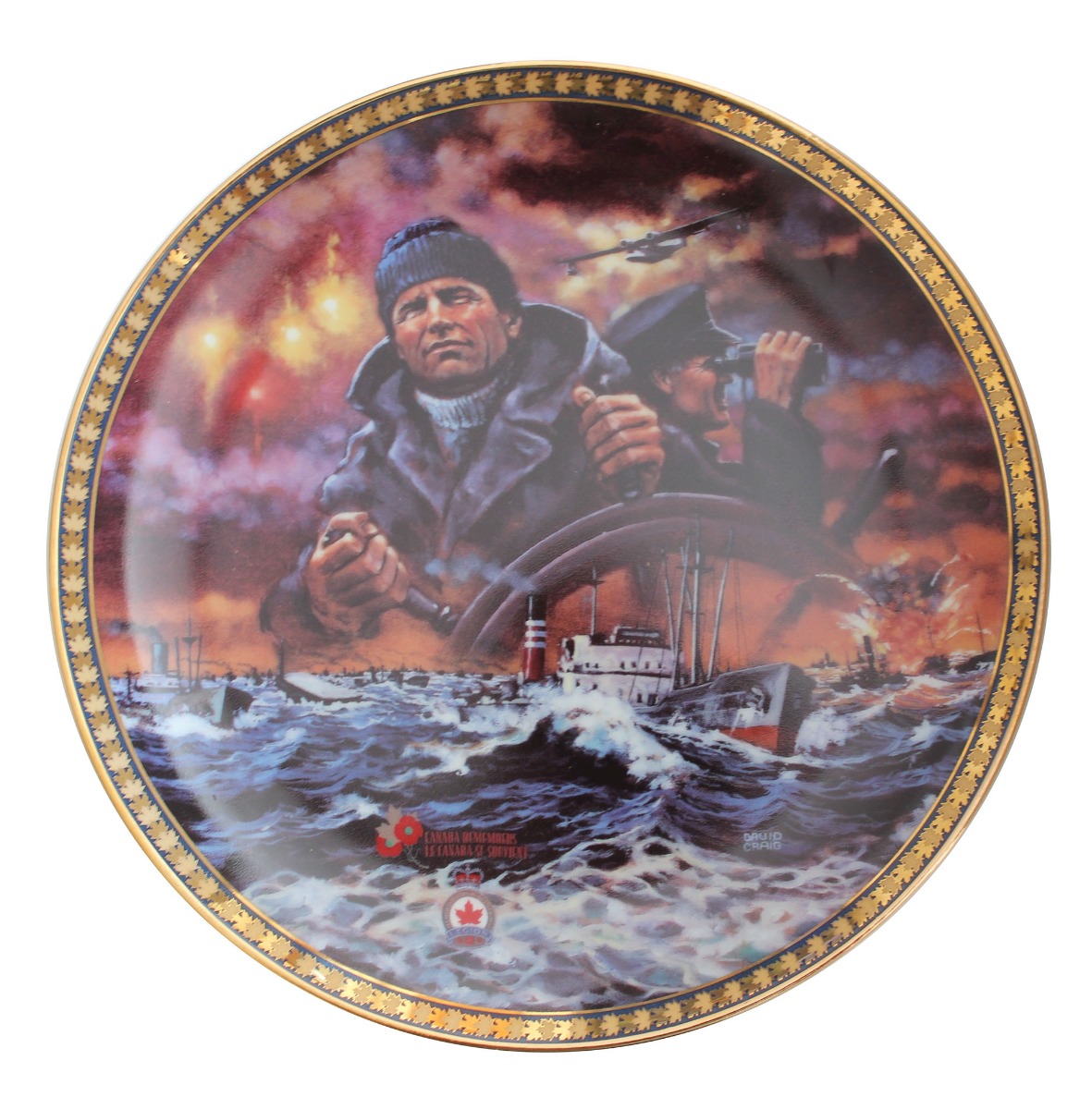 CANADA REMEMBERS - TRUE PATRIOT LOVE - COLLECTOR'S PLATE #5 OF 10  