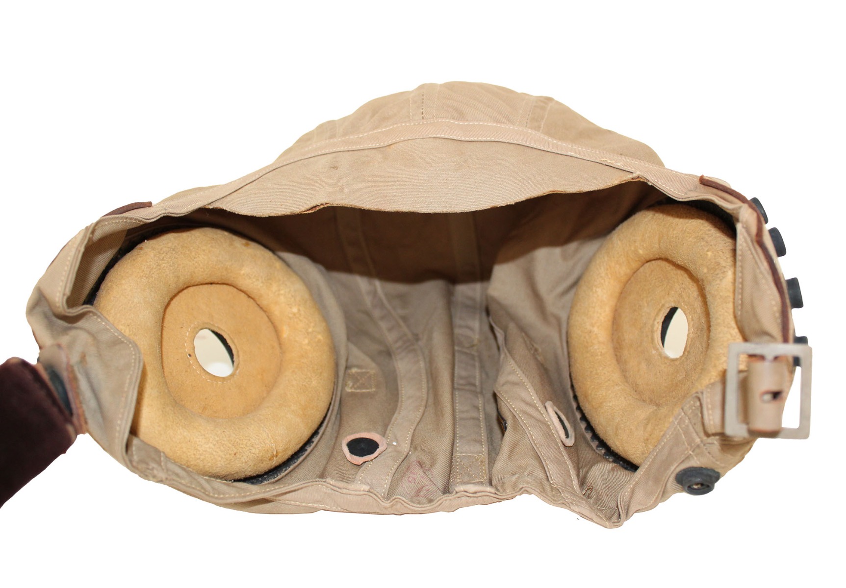 ORIGINAL U.S. WWII USAAF AVIATOR SUMMER FLIGHT HELMET ANH-15
