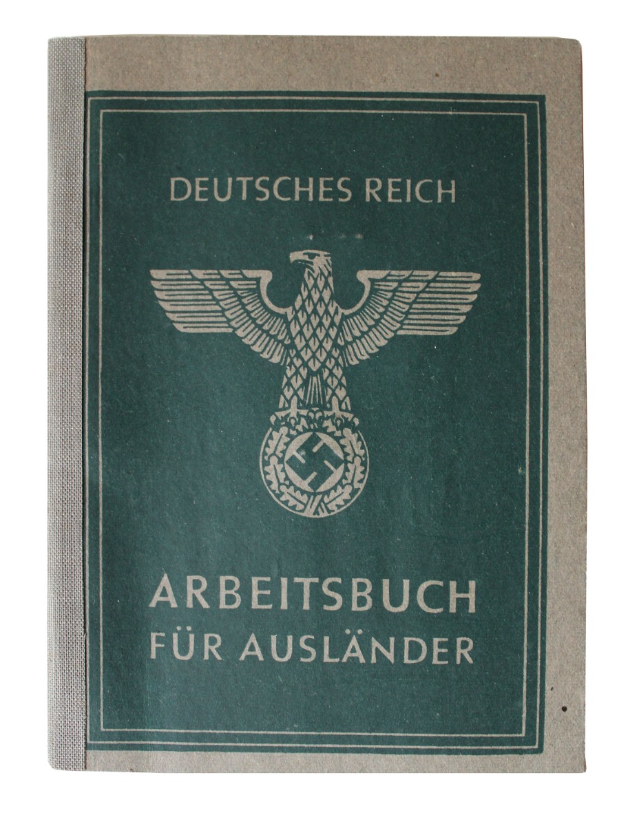WWII GERMAN EMPIRE WORKBOOK FOR FOREIGNERS DATED 1942
