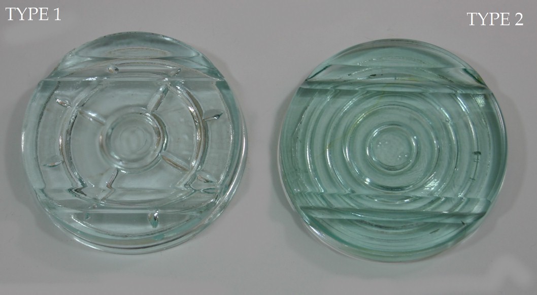 M43 ANTI-PERSONNEL GLASS MINE TOP PLATE