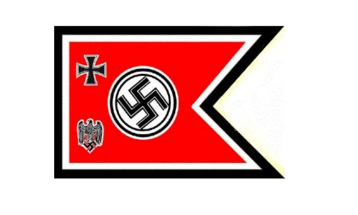 GERMAN NAZI FLAG OF THE CHIEF OF THE HIGH COMMAND OF THE ARMED FORCES 1938-1941