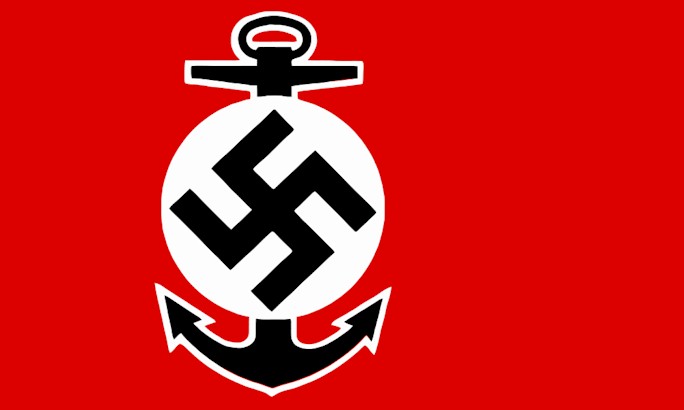 GERMAN NAZI WATER SPORTS FLAG