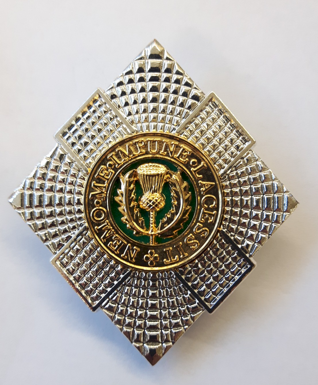 NCO SCOTS GUARDS OFFICER CAP BADGE
