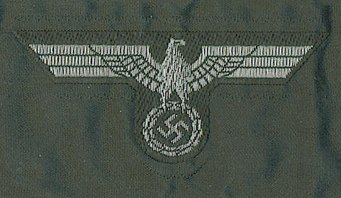 GERMAN PANZER OFFICER CAP EAGLE  BEVO