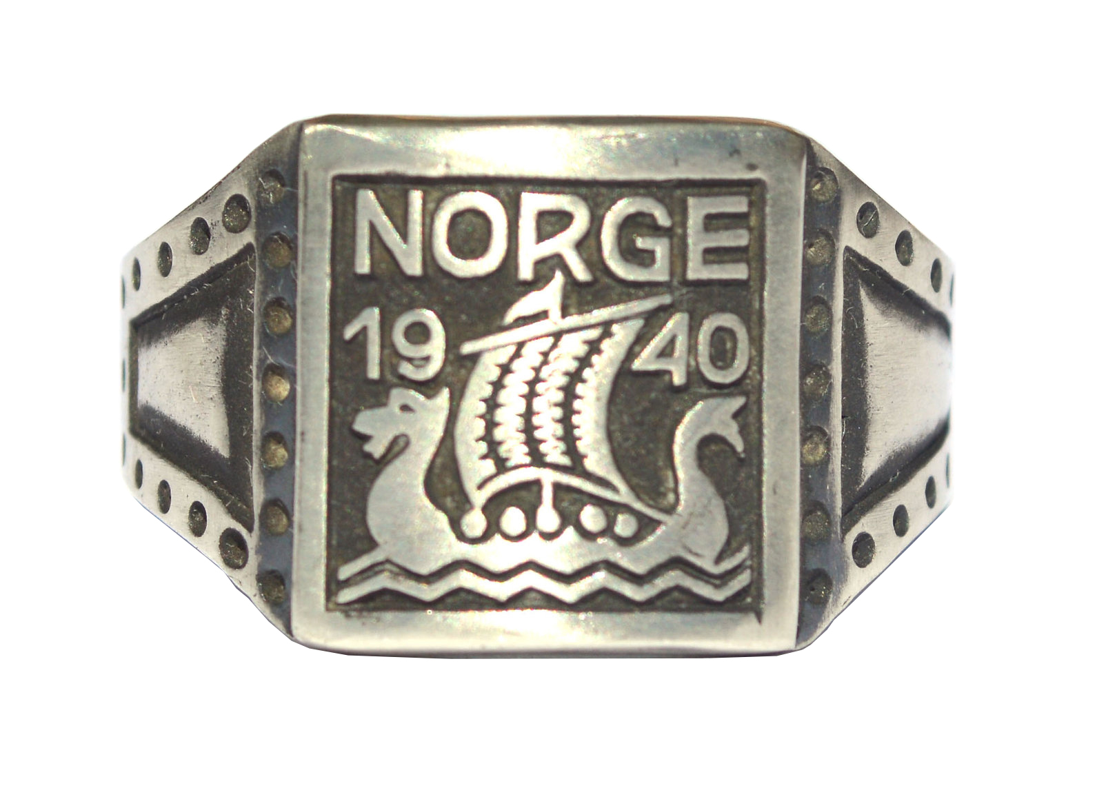 
GERMAN SS NORGE SILVER RING