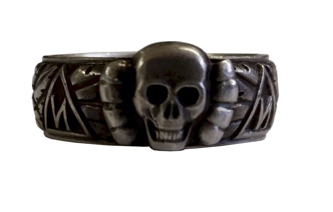 SS TOTENKOPF S.Lb. SCHULKE 20.4.38 H. HIMMLER HONOR RING LRG