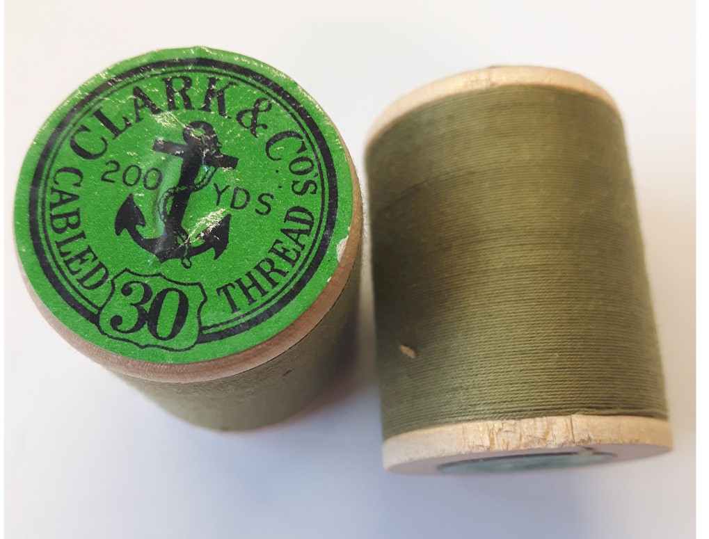THE CANADIAN ANCHOR SPOOL COTTON CLARK & Cos CABLED THREAD N. 30