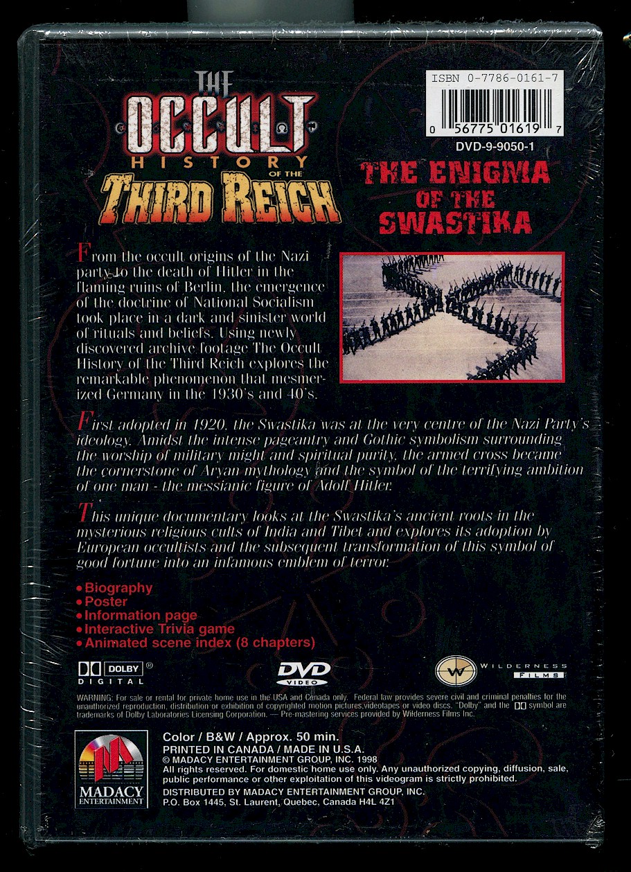 THE OCCULT HISTORY OF THE THIRD REICH - THE ENIGMA OF THE