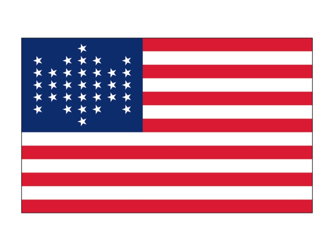 US UNION CIVIL WAR FLAG