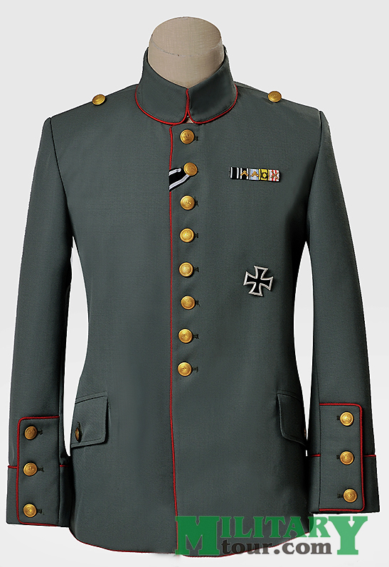 WW1 GERMAN FIELD GRAY M10 ROYAL PRUSSIAN INFANTRY TUNIC