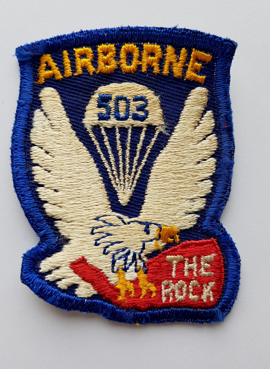 WW2 503rd AIRBORNE REGIMENTAL COMBAT TEAM PATCH