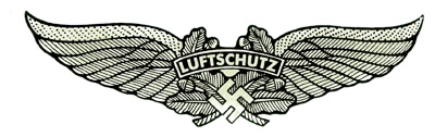 GERMAN LUFTSCHUTZ WING HELMET DECAL - SINGLE