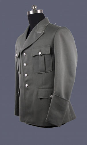 WW11 GERMAN SS FIELD GREY OFFICERS SERVICE JACKET
