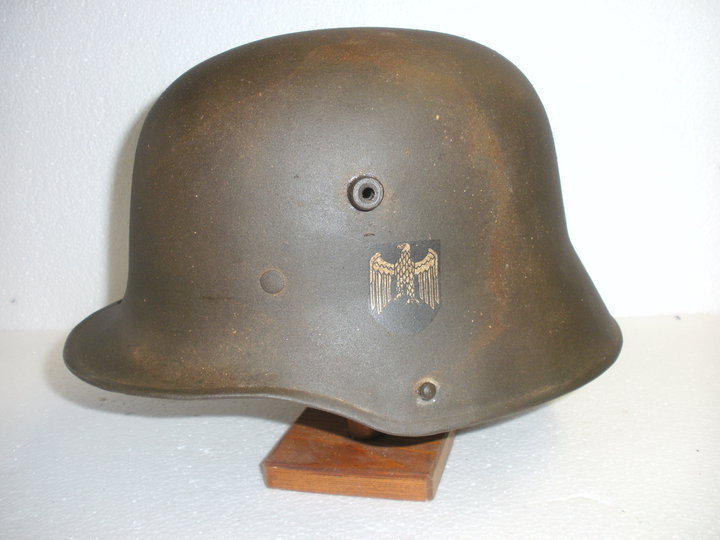 WWI M17 GERMAN ARMY DOUBLE DECAL HEER HELMET